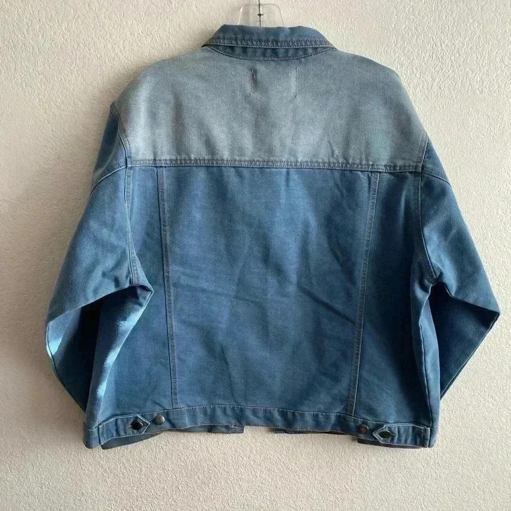 🆕Ashley Vintage Charm Plus-size Jean Jacket 3X🆕 - Picture 3 of 13